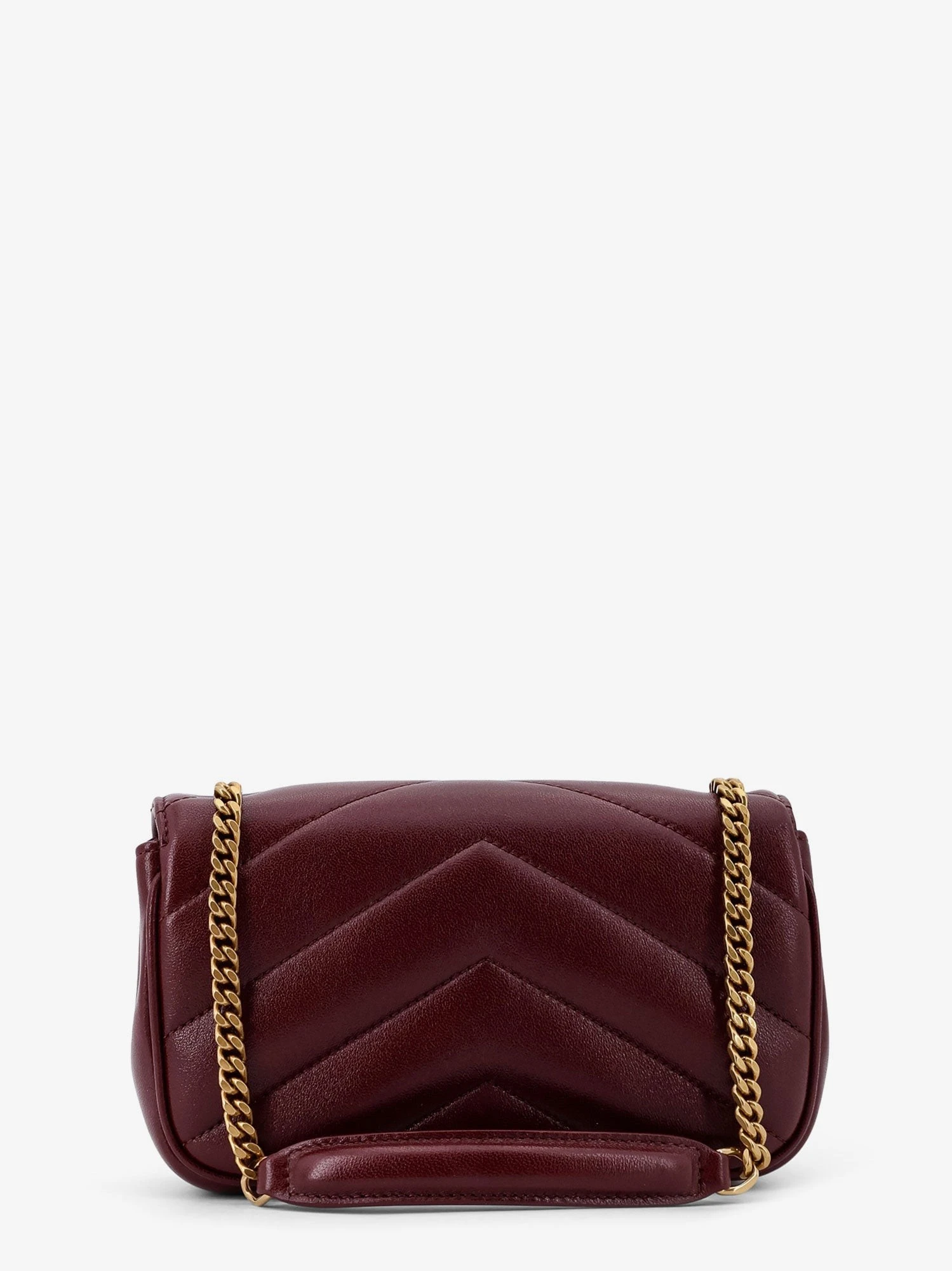 Loulou Mini crossbody bag with chevron stitching.webp
