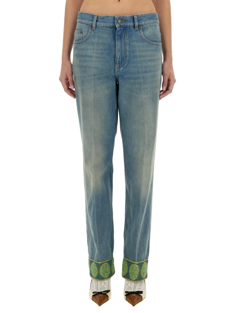 DENIM PANTS WITH JACQUARD EDGES.webp