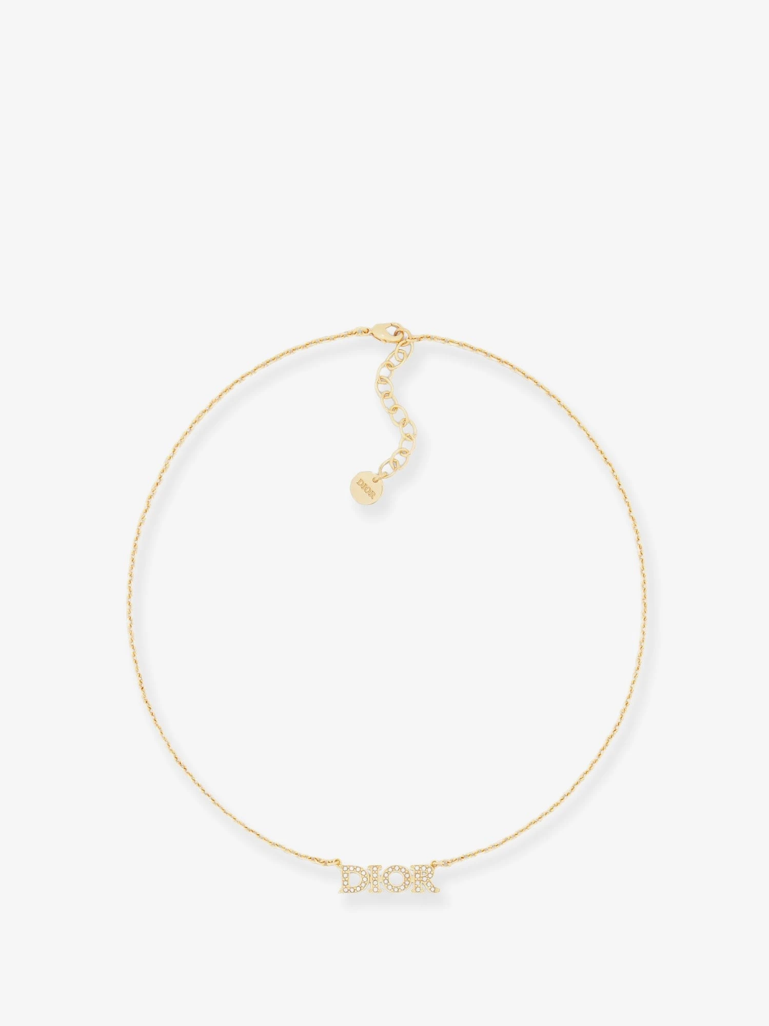 Diorevolution metal necklace with gold finishes.webp