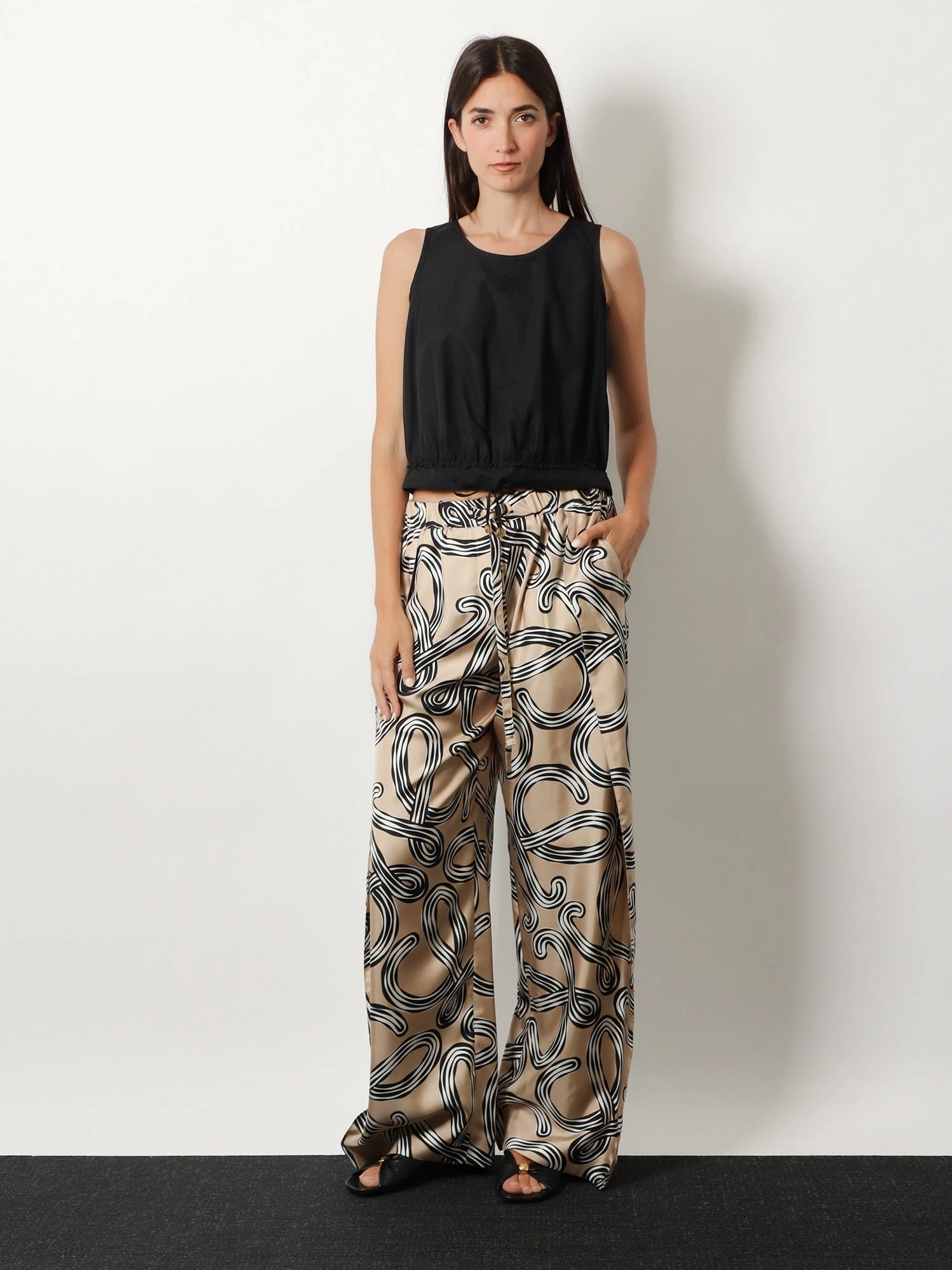 Paula's Ibiza - Printed silk trousers.webp