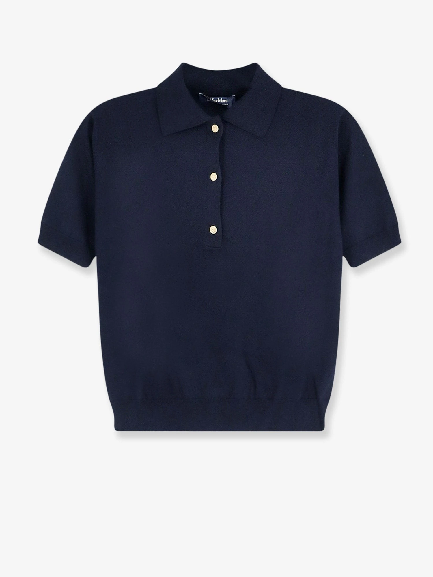 Smmpomposa cotton, silk and cashmere polo shirt.webp