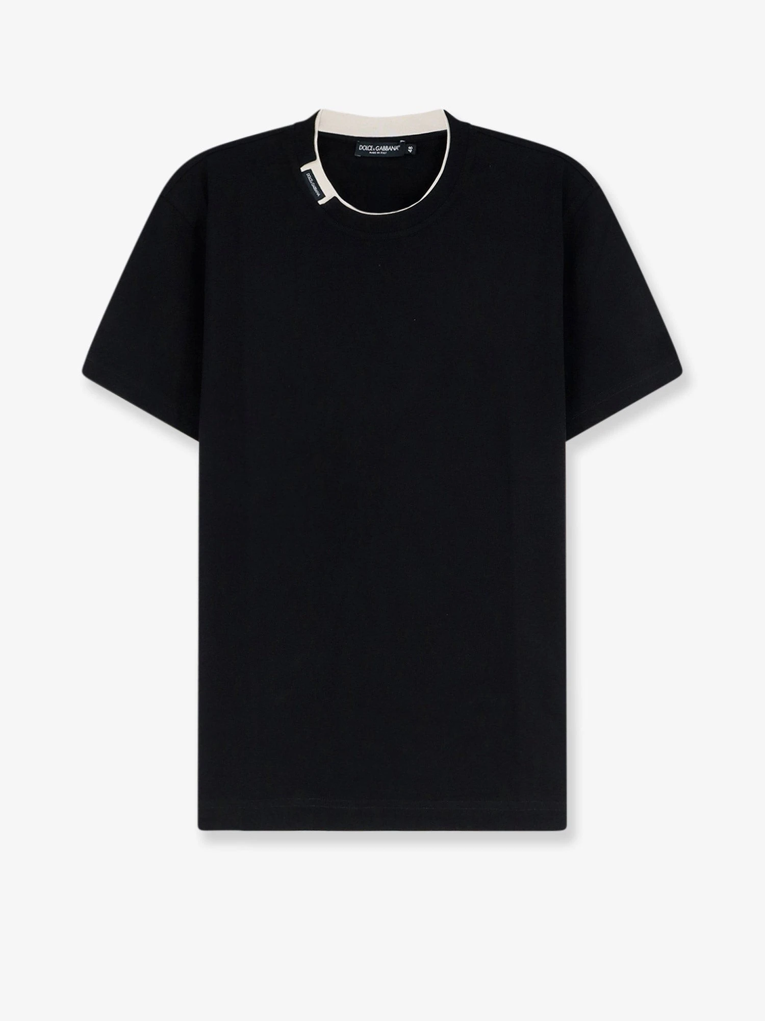 Cotton t-shirt with contrasting profile.webp