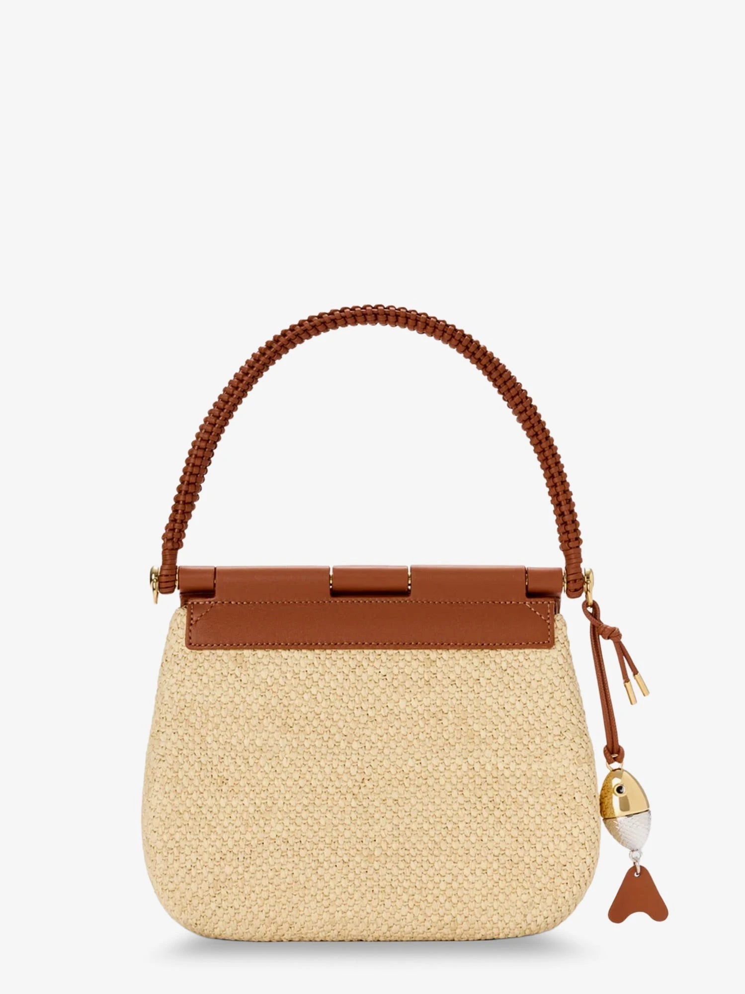Paula's Ibiza Raffia and Leather Pescador crossbody bag.webp