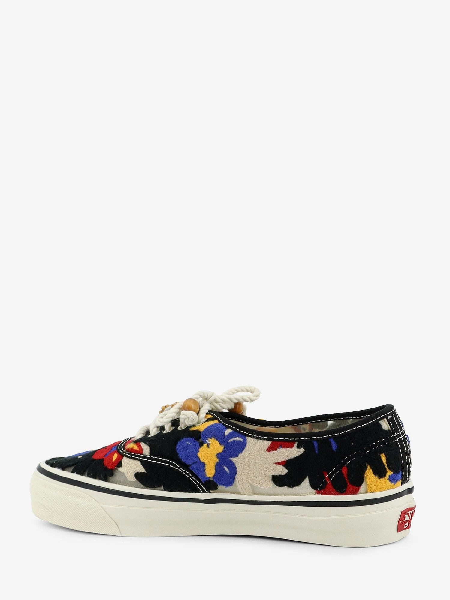 Lx authentic 44 sneakers with multicolor macramé floral detail.webp