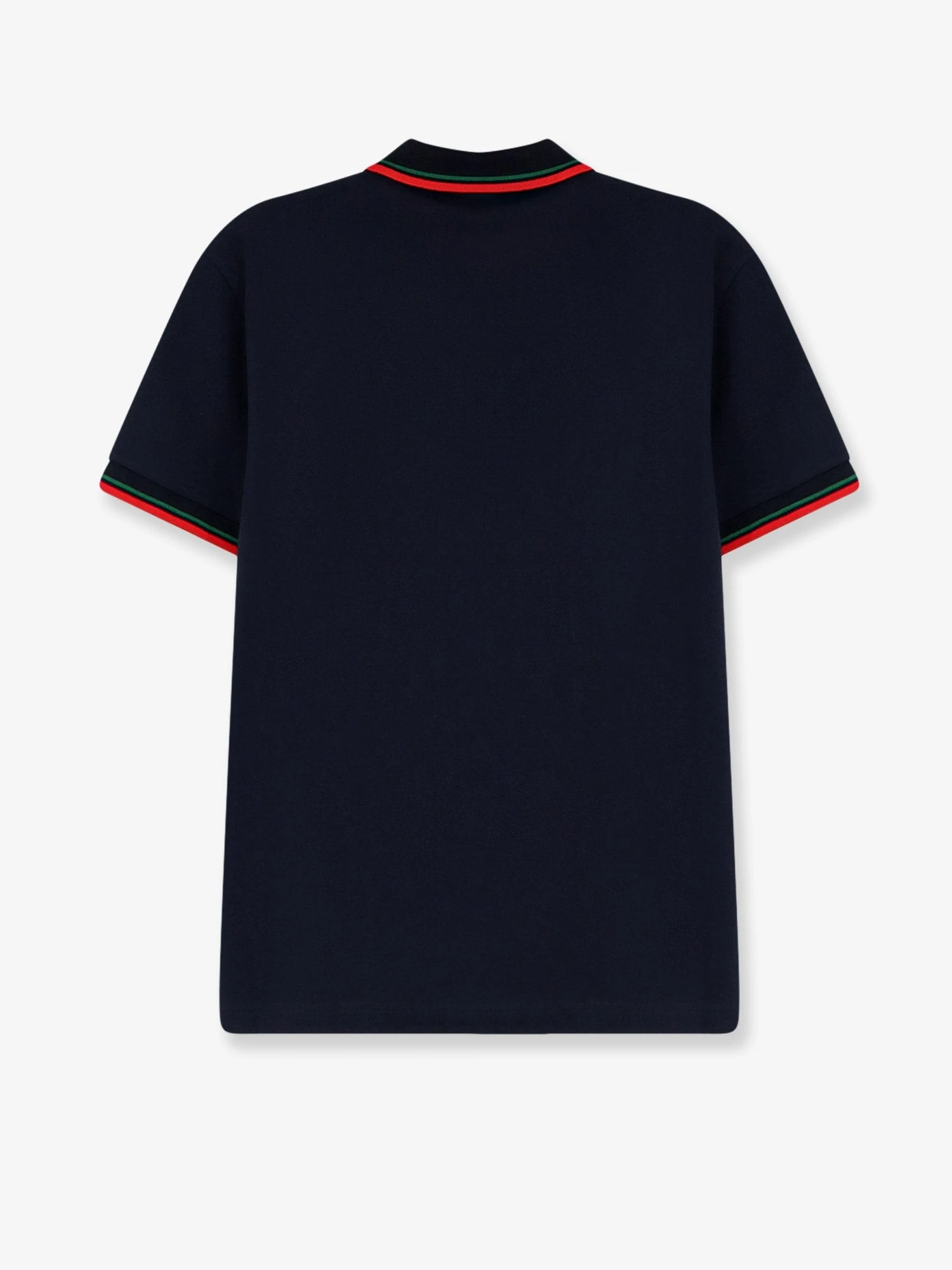 Cotton polo shirt with embroidered logo on the front.webp