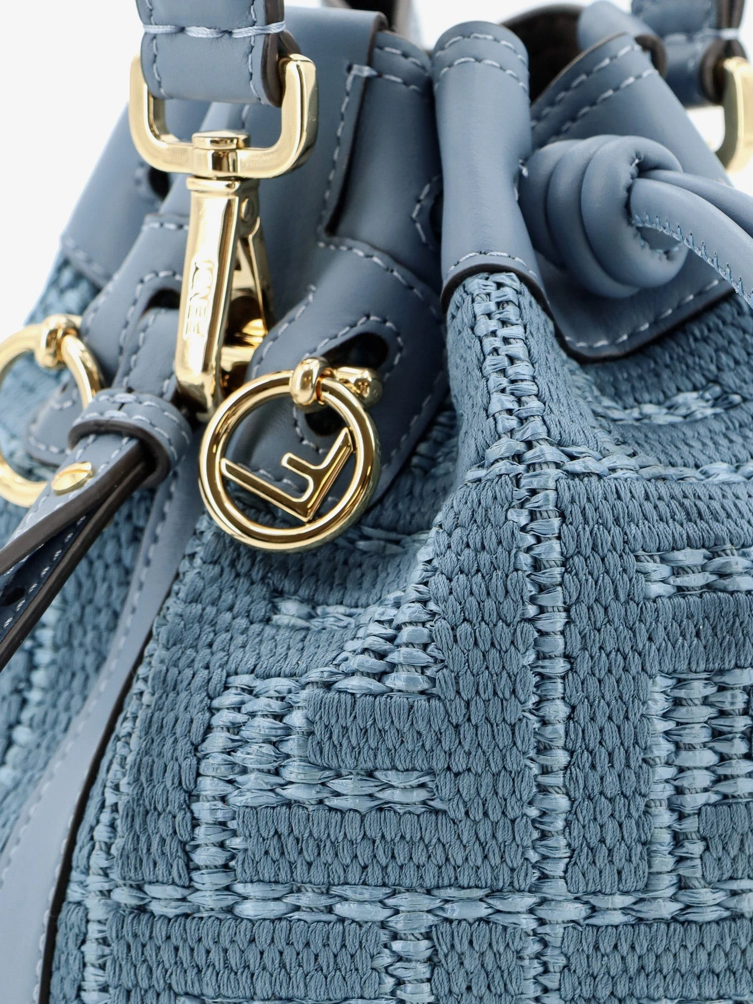 Mon Tresor raffia shoulder bag with FF embroidery.webp
