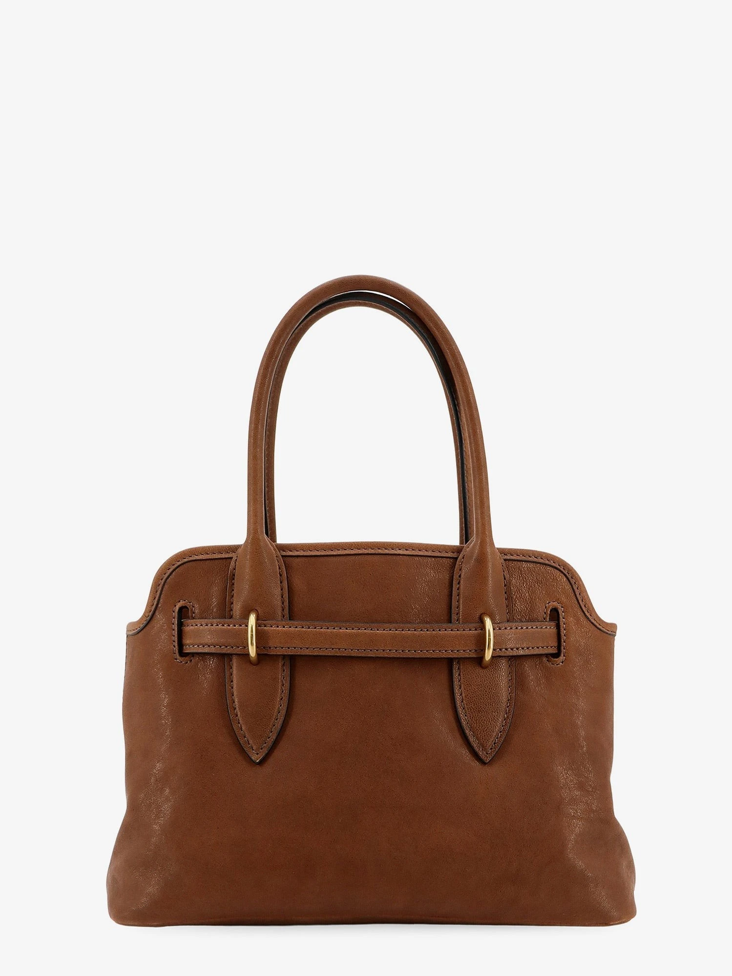 Aventure leather handbag with embossed lettering logo.webp