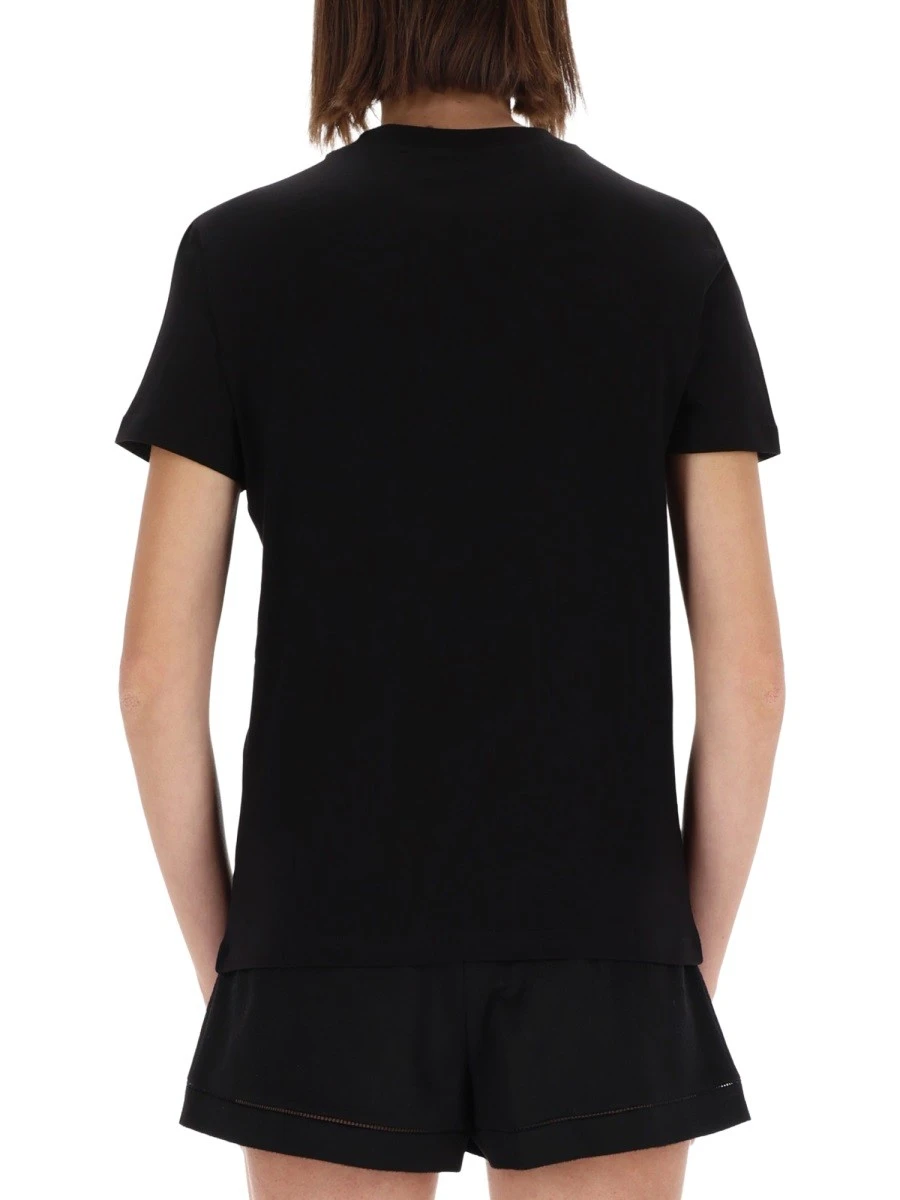 T-SHIRT CON LOGO E STRASS.webp