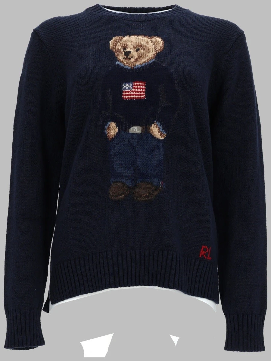 MAGLIA "BEAR" IN COTONE E LINO.webp