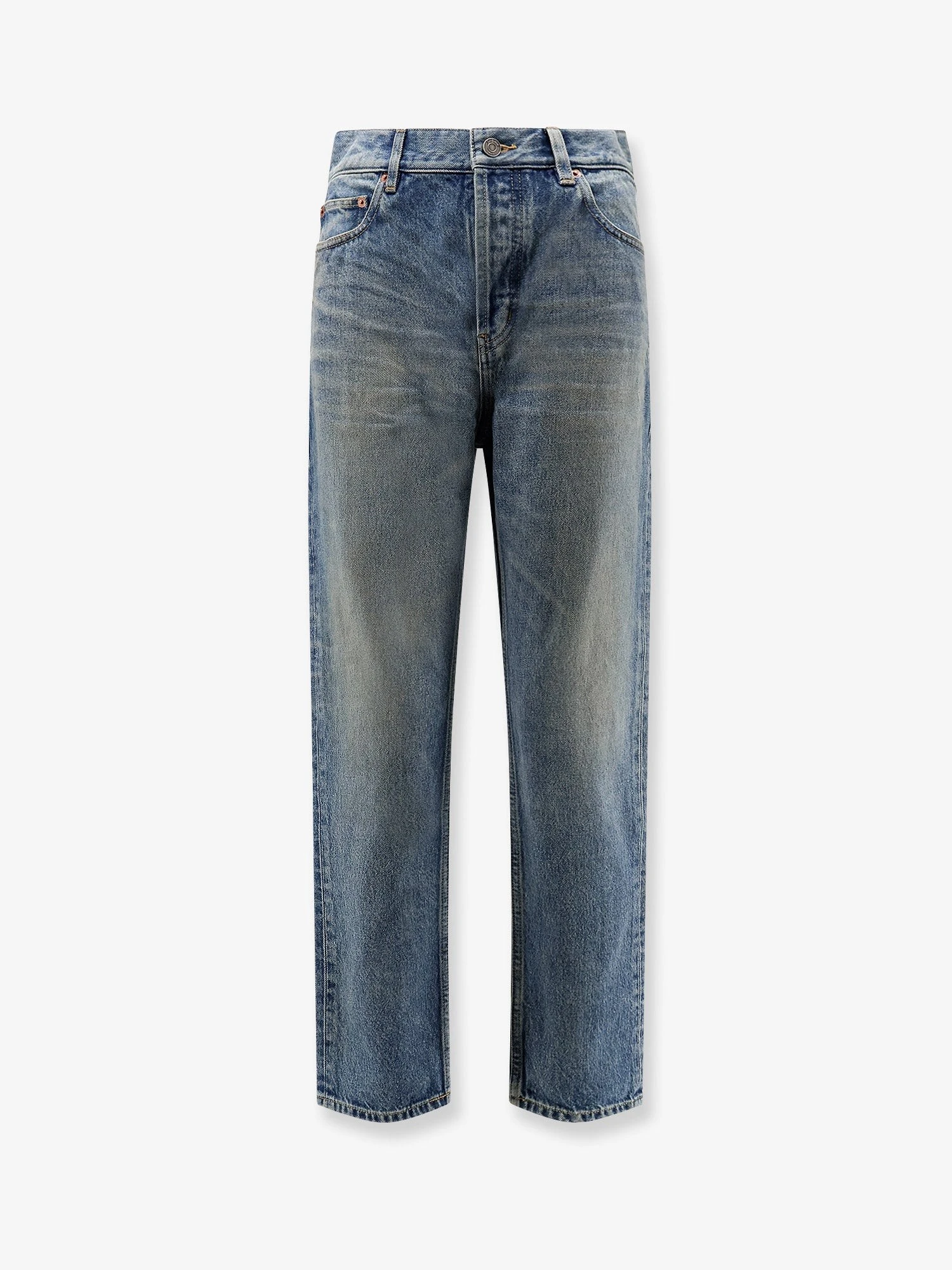 Ankle midi blue denim jeans.webp