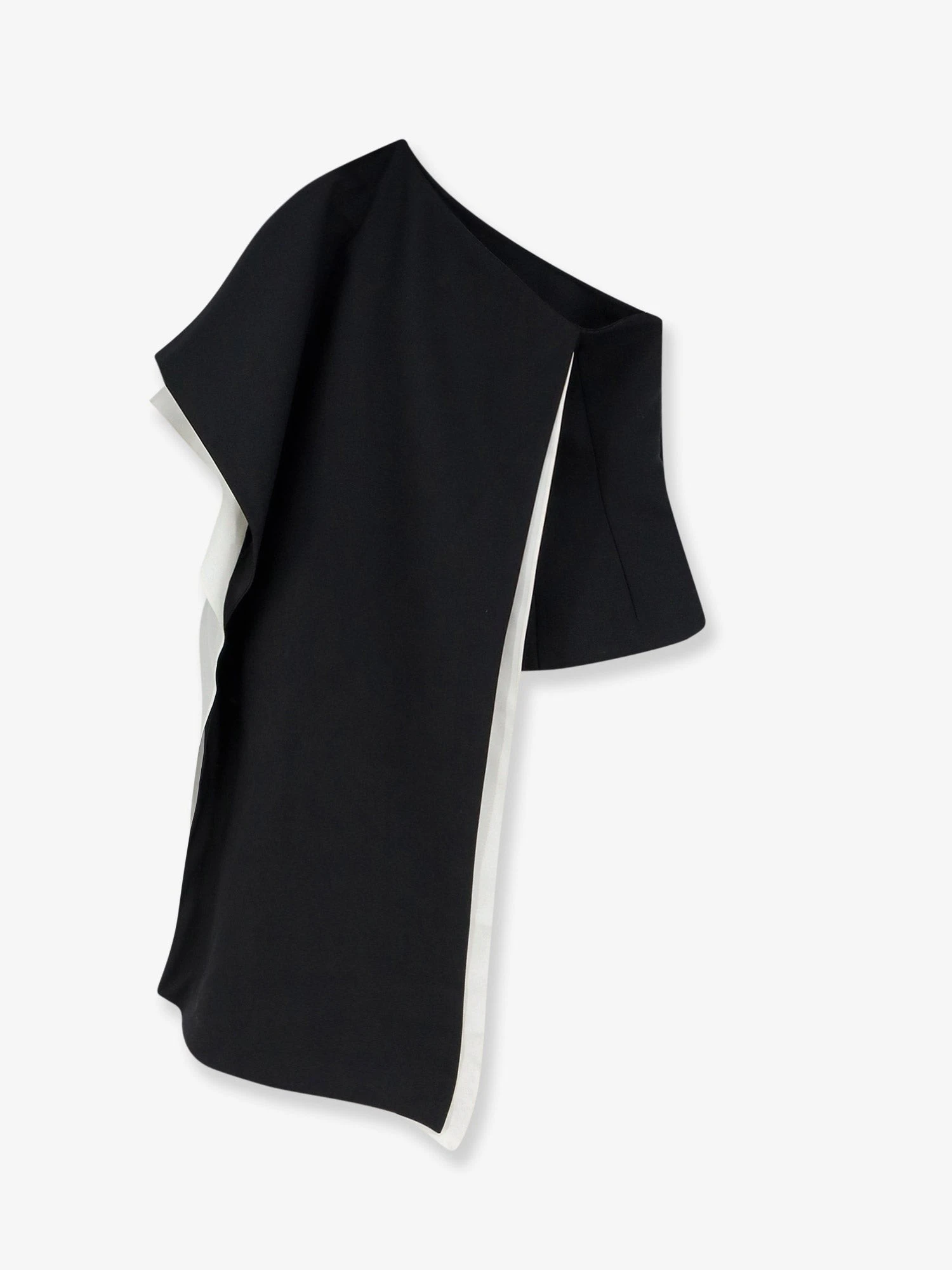 Wool blend top with silk inserts.webp