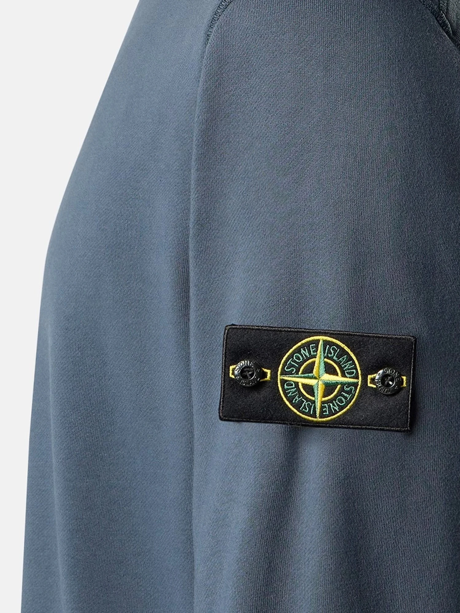 Cotton sweatshirt with side logo patch.webp