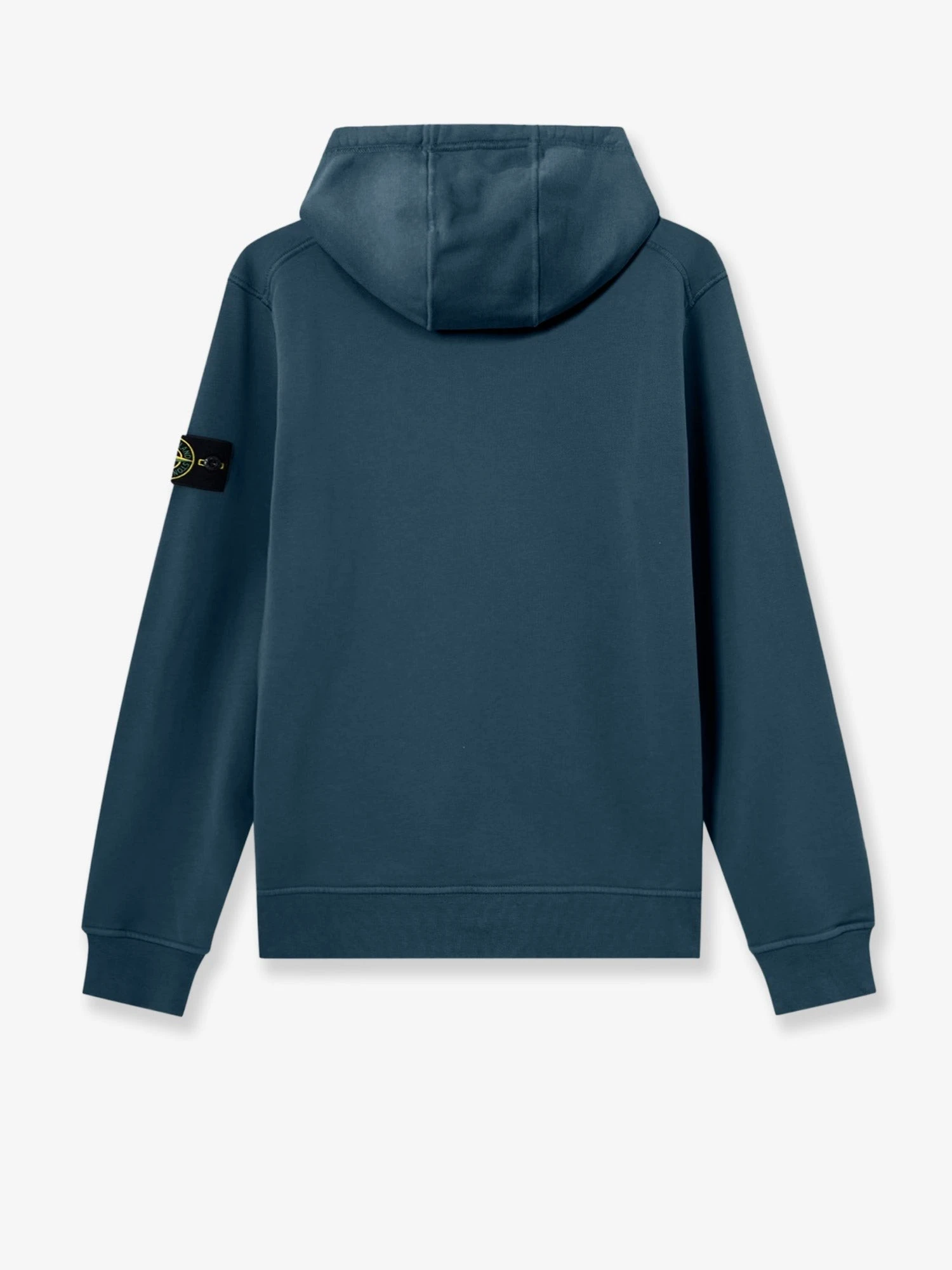 Cotton sweatshirt with side logo patch.webp
