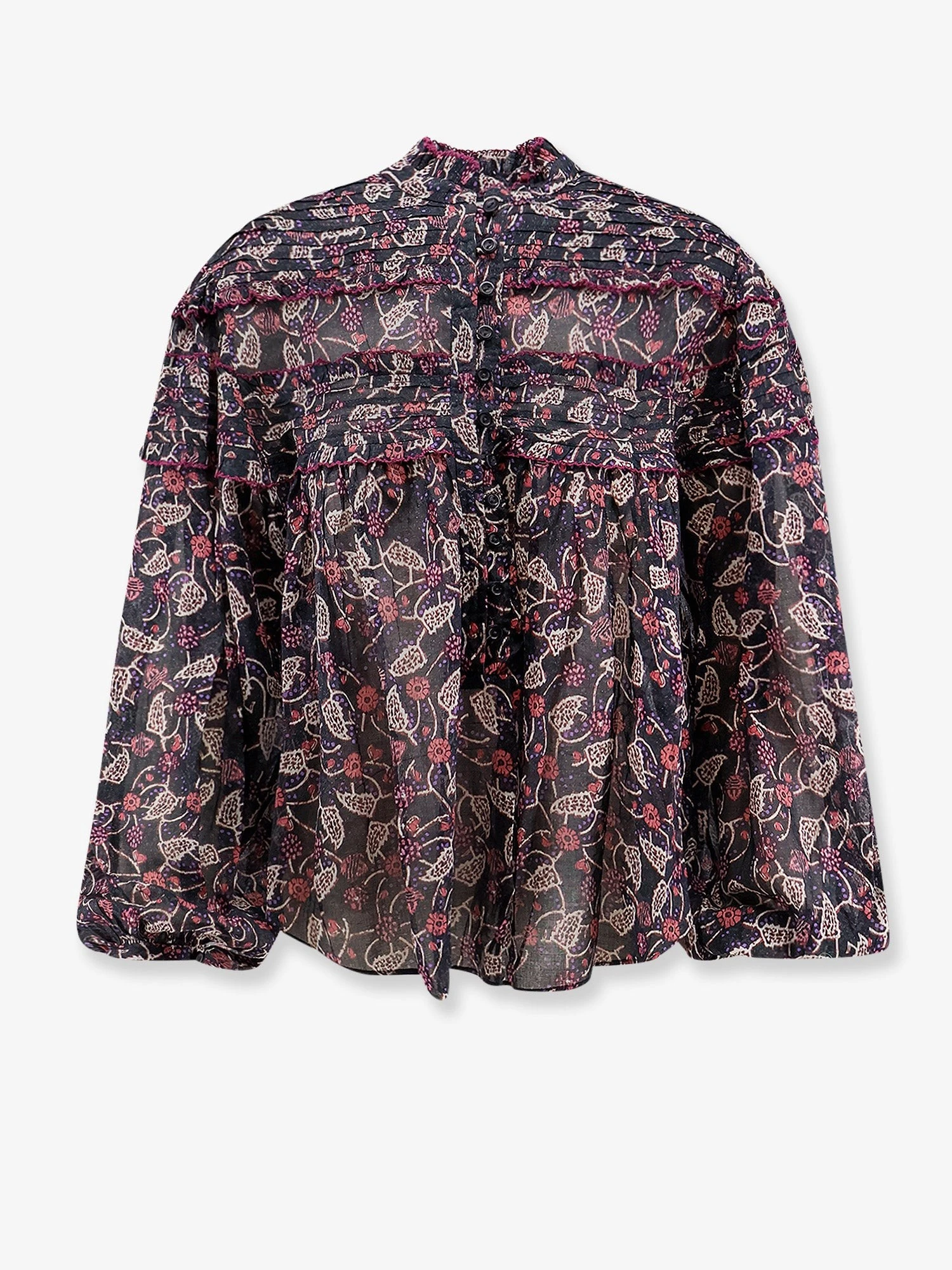 Doane printed cotton shirt.webp